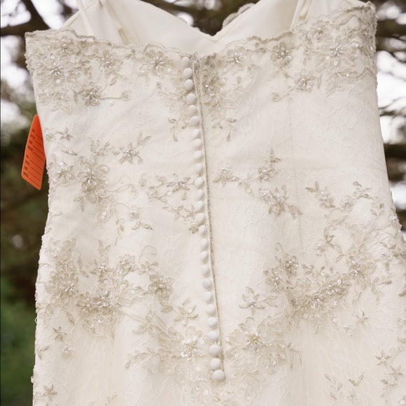 Michelle Roth Kleinfeld Wedding Gown, never worn NWT, Sz 12 non altered - Picture 3 of 7